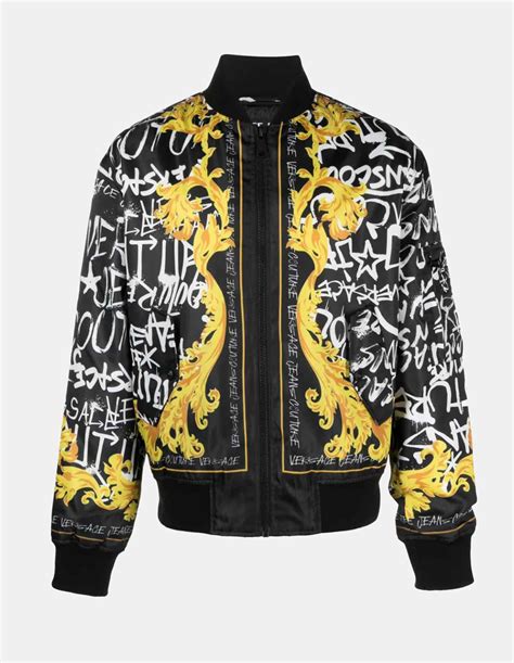 versus versace graffiti jacket